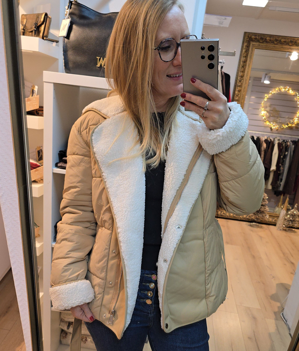 Veste manteau à capuche
