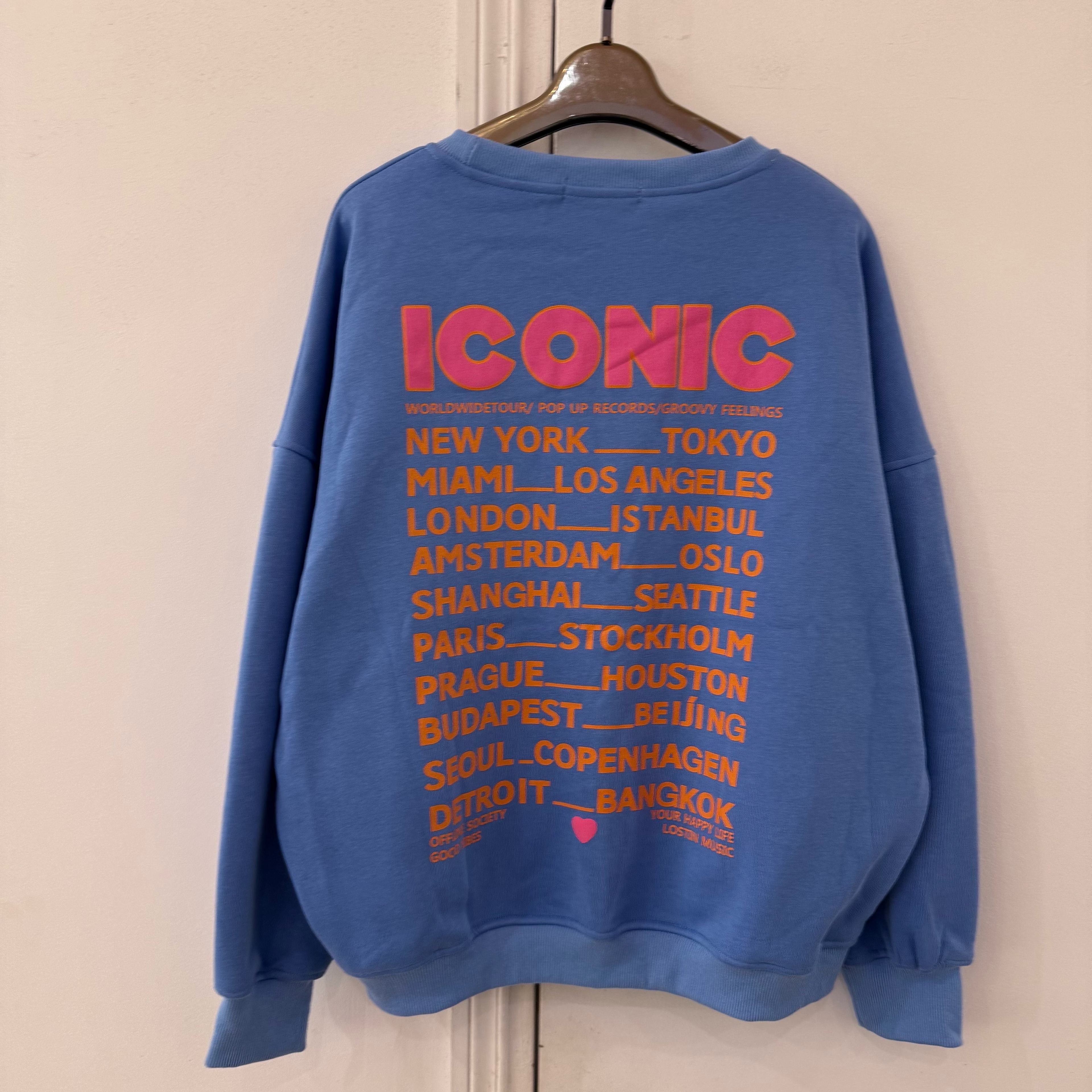 Sweat-iconic bleu