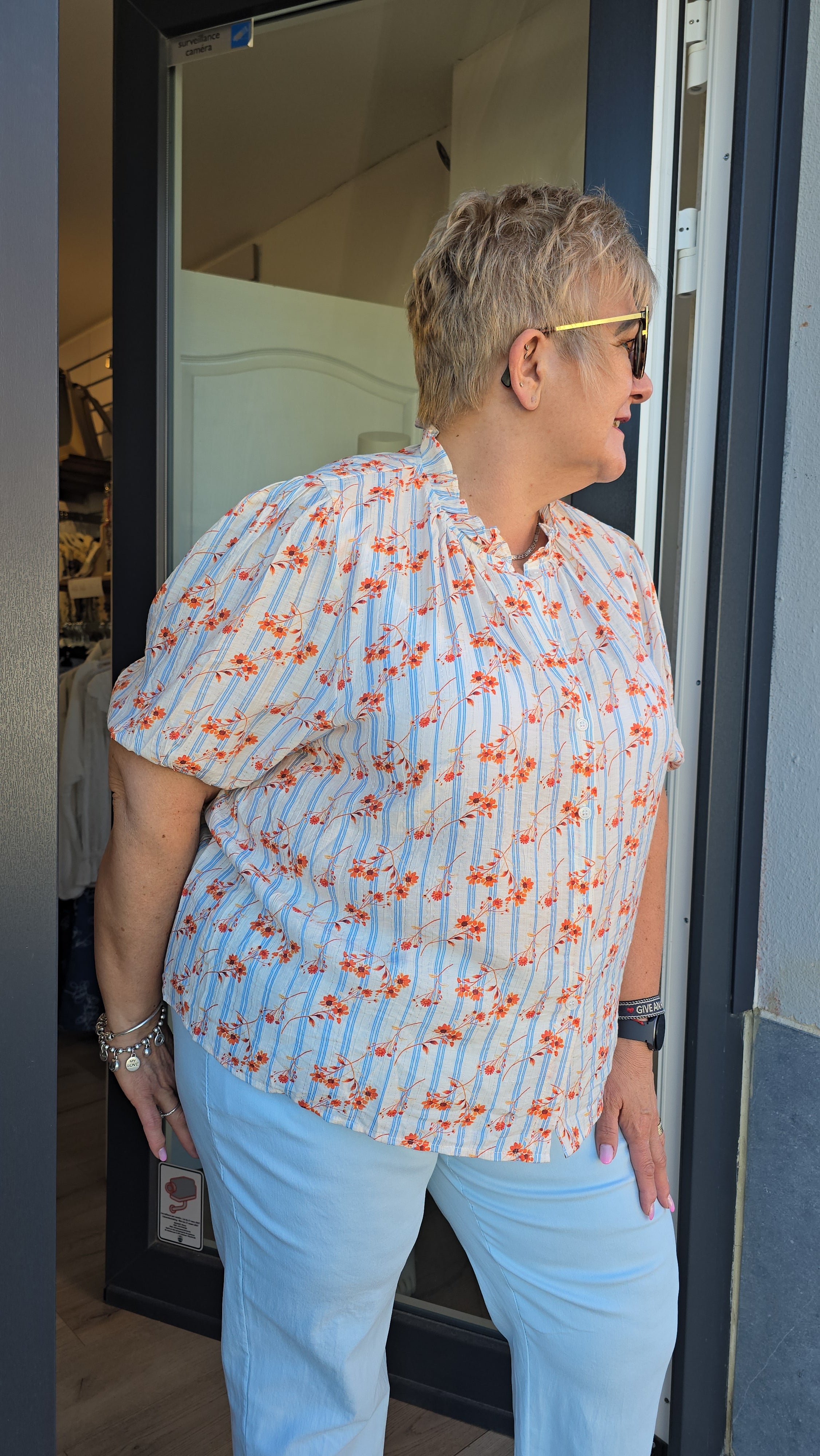 Blouse Mireille orangé