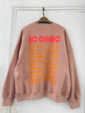 Sweat-iconic vieux rose