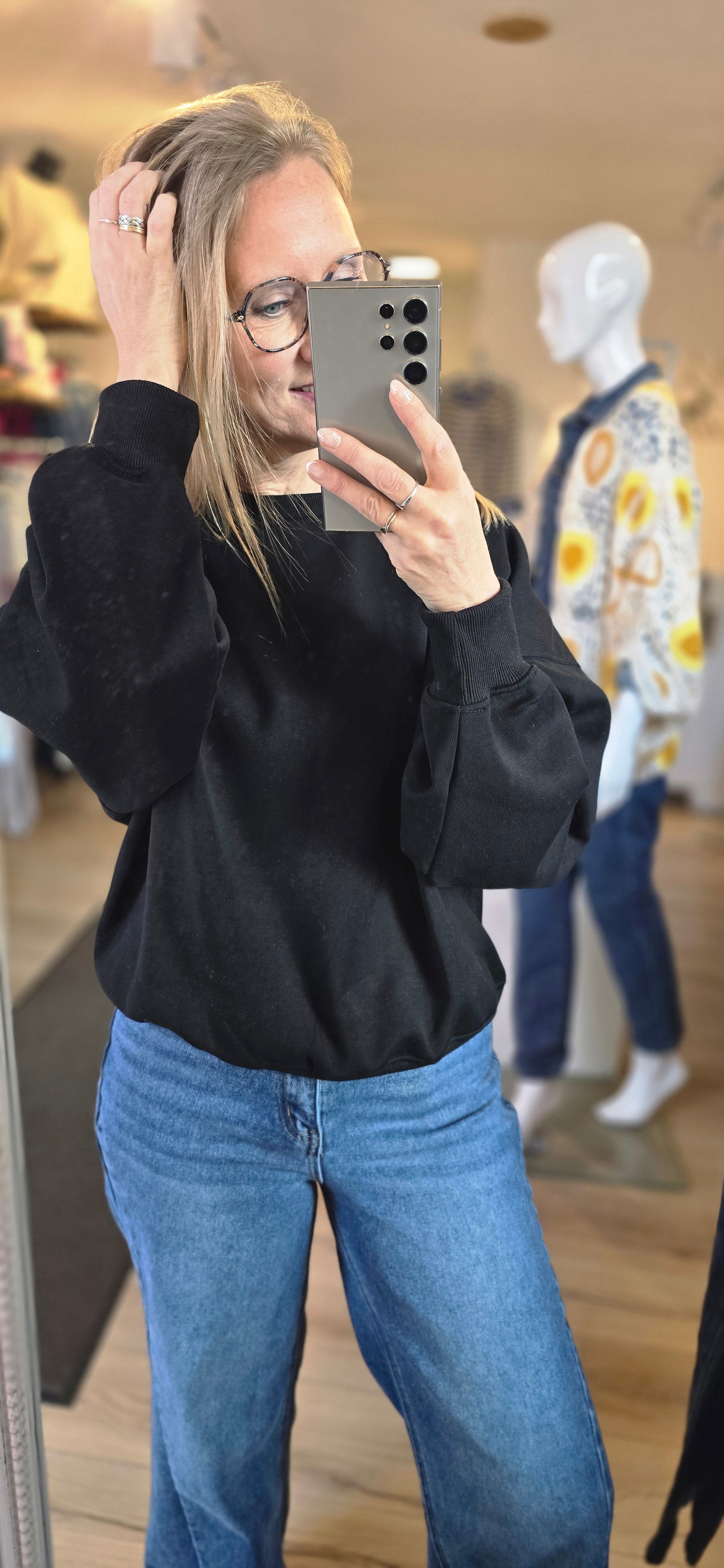 Sweat Uni molletonné