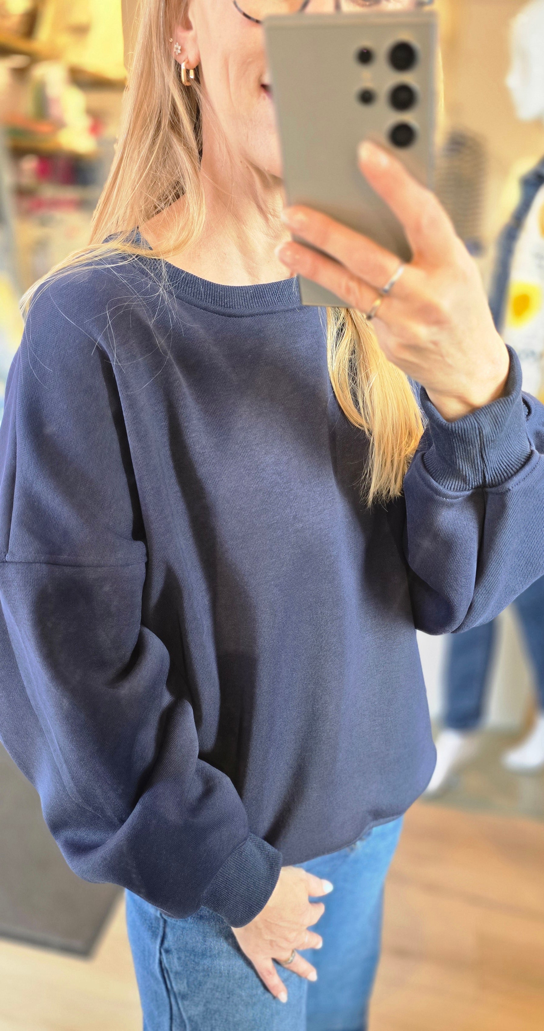 Sweat Uni molletonné