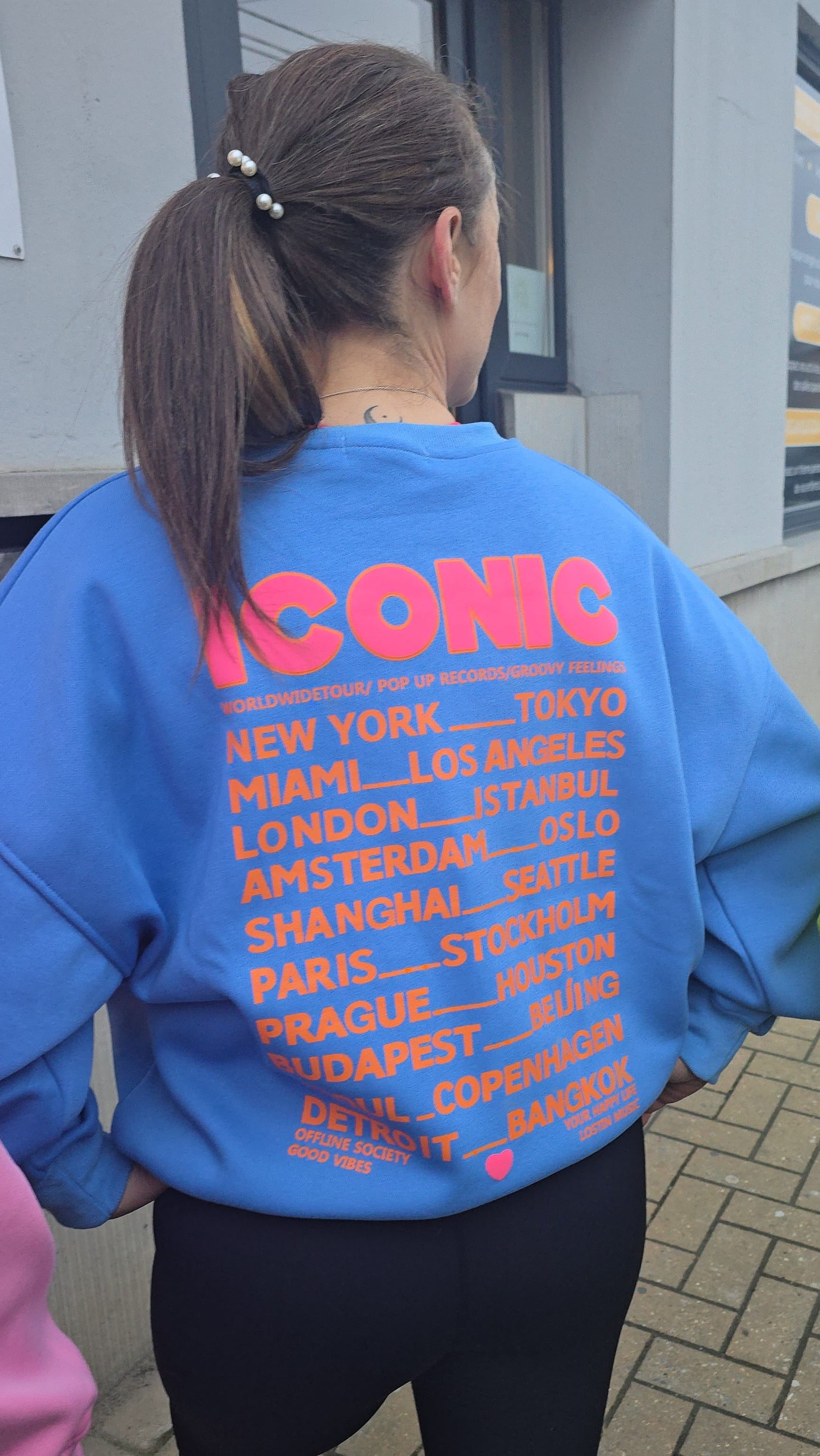 Sweat-iconic bleu