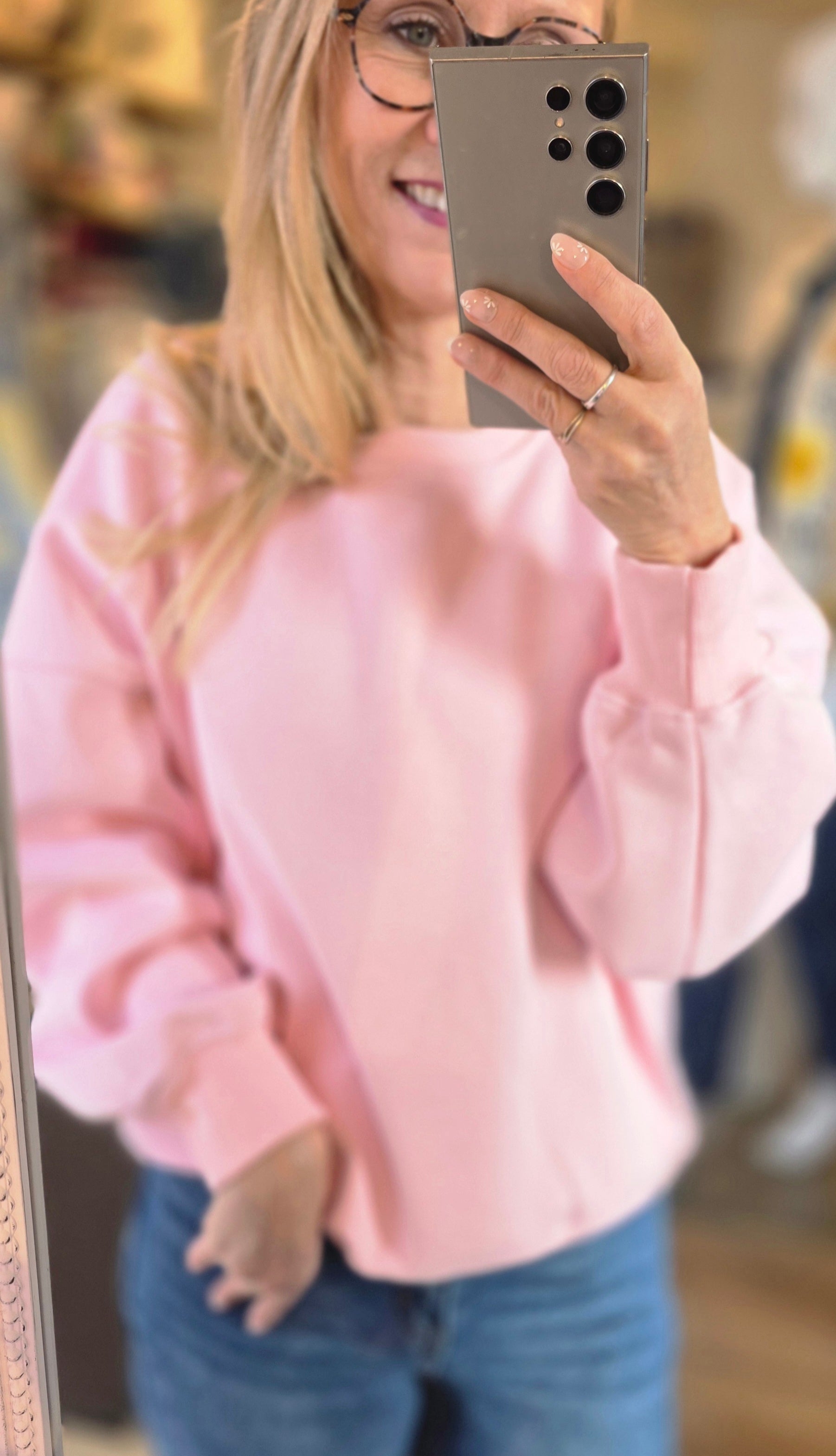 Sweat Uni molletonné