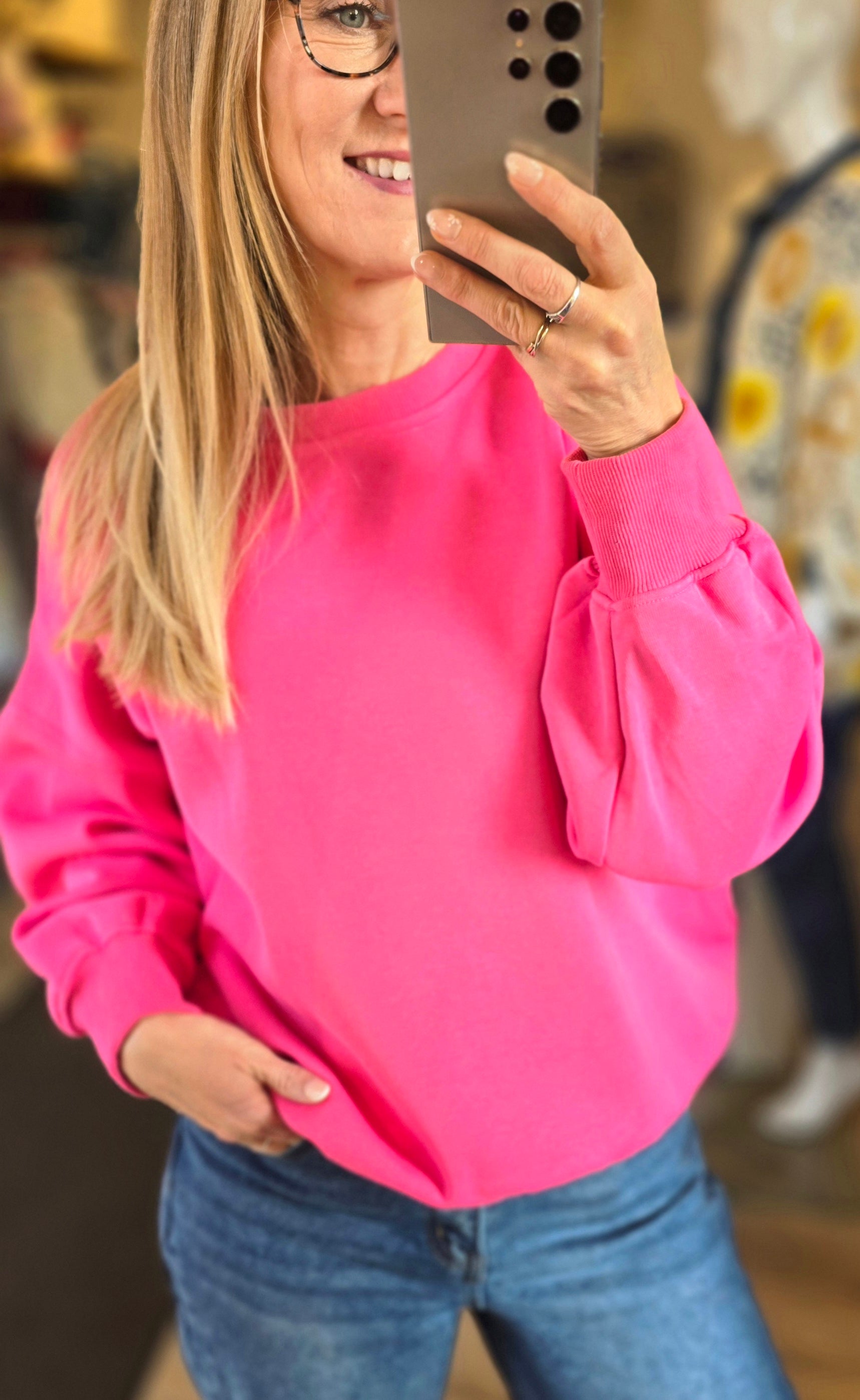 Sweat Uni molletonné