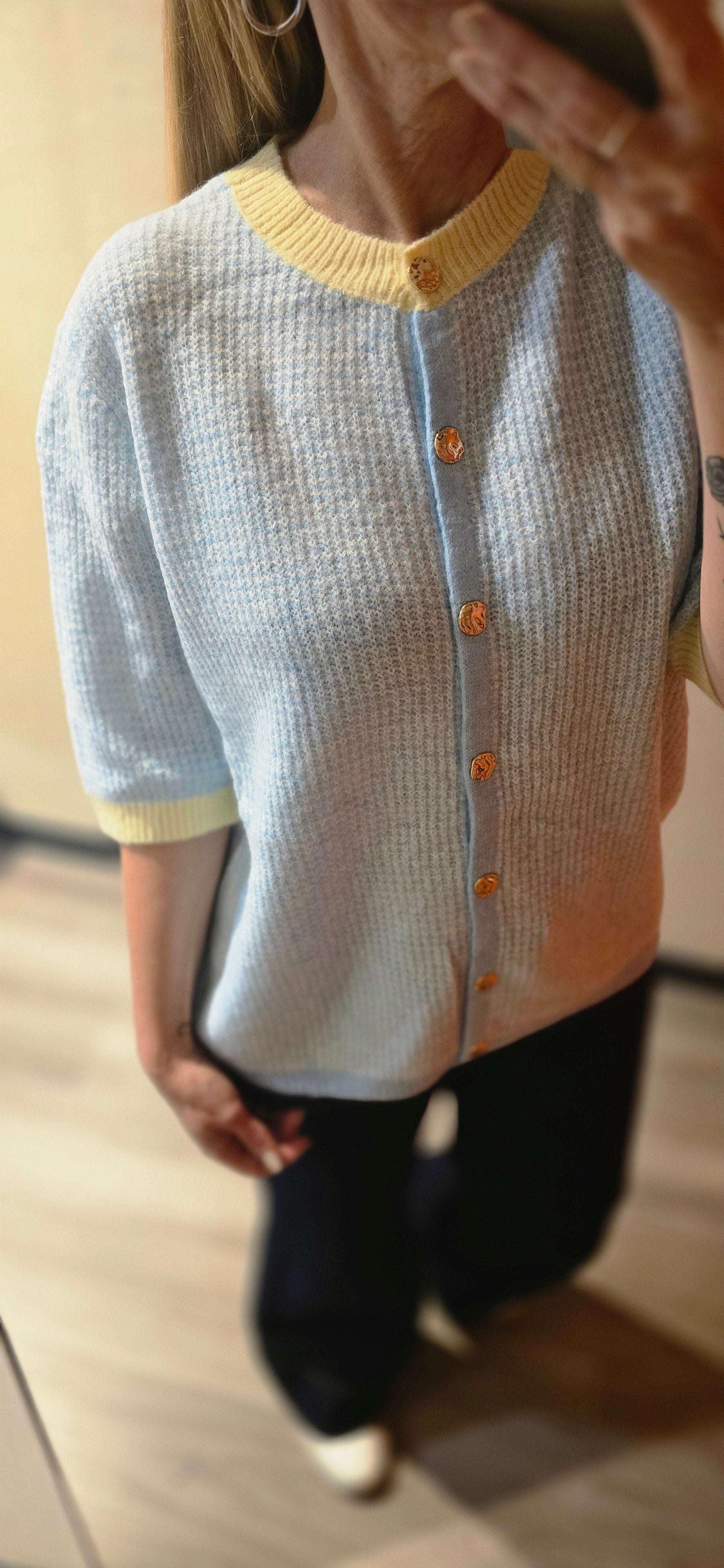 Gilet Carly🩵💛