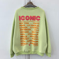 Sweat-iconic vert pomme