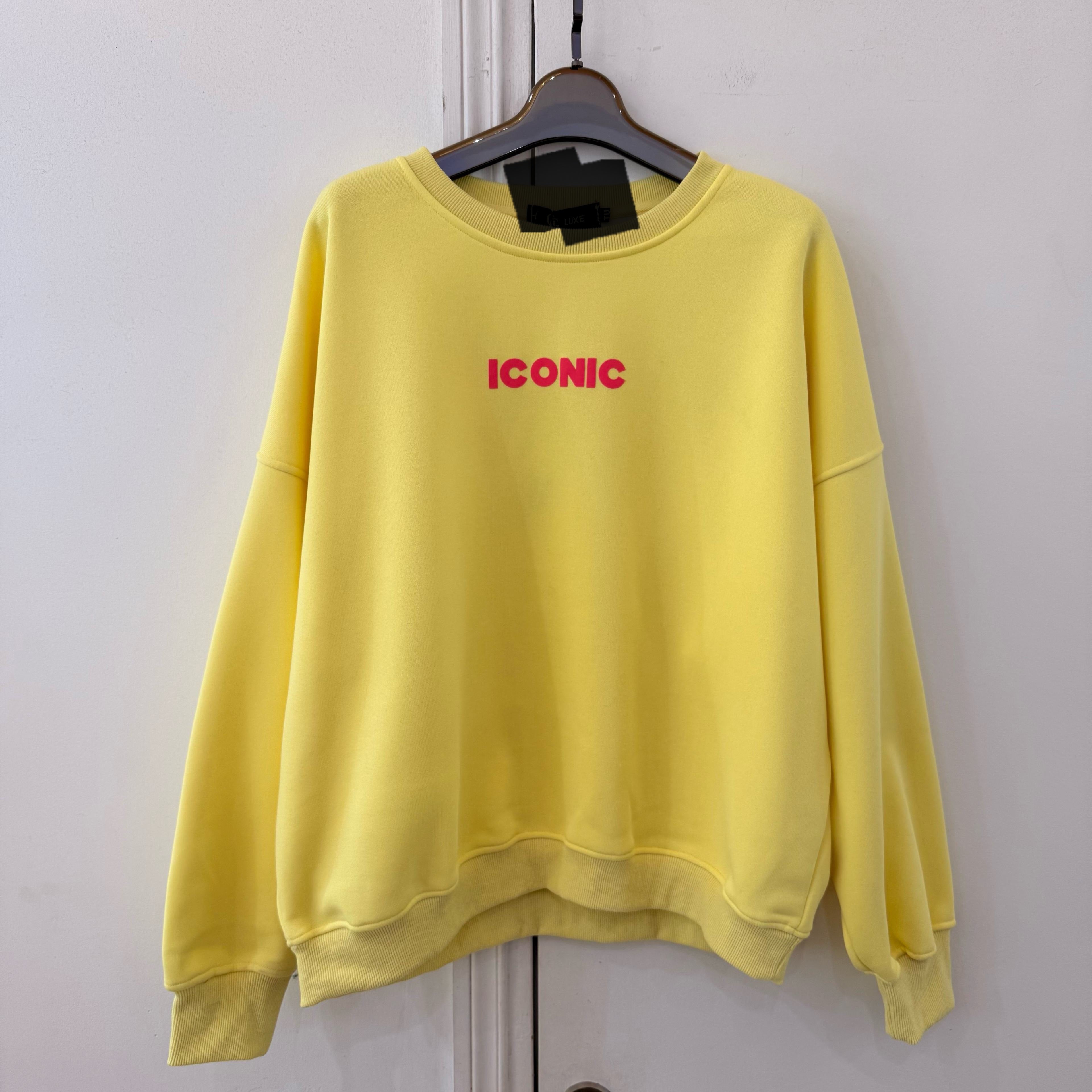 Sweat-iconic jaune